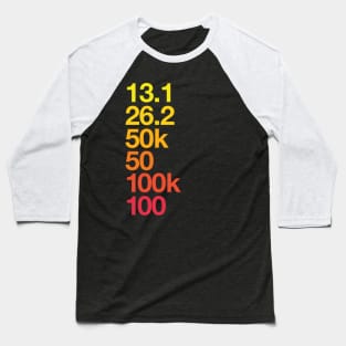 100 Miles Shirt - Ultramarathon Gift Baseball T-Shirt